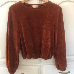 Cropped sweater